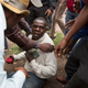 Photos: An anti-immigration march in South Africa sparks violence